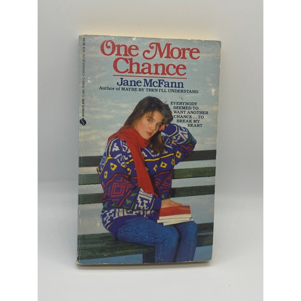Avon Flare One More Chance YA Novel Blue Good Vintage 80s Paperback